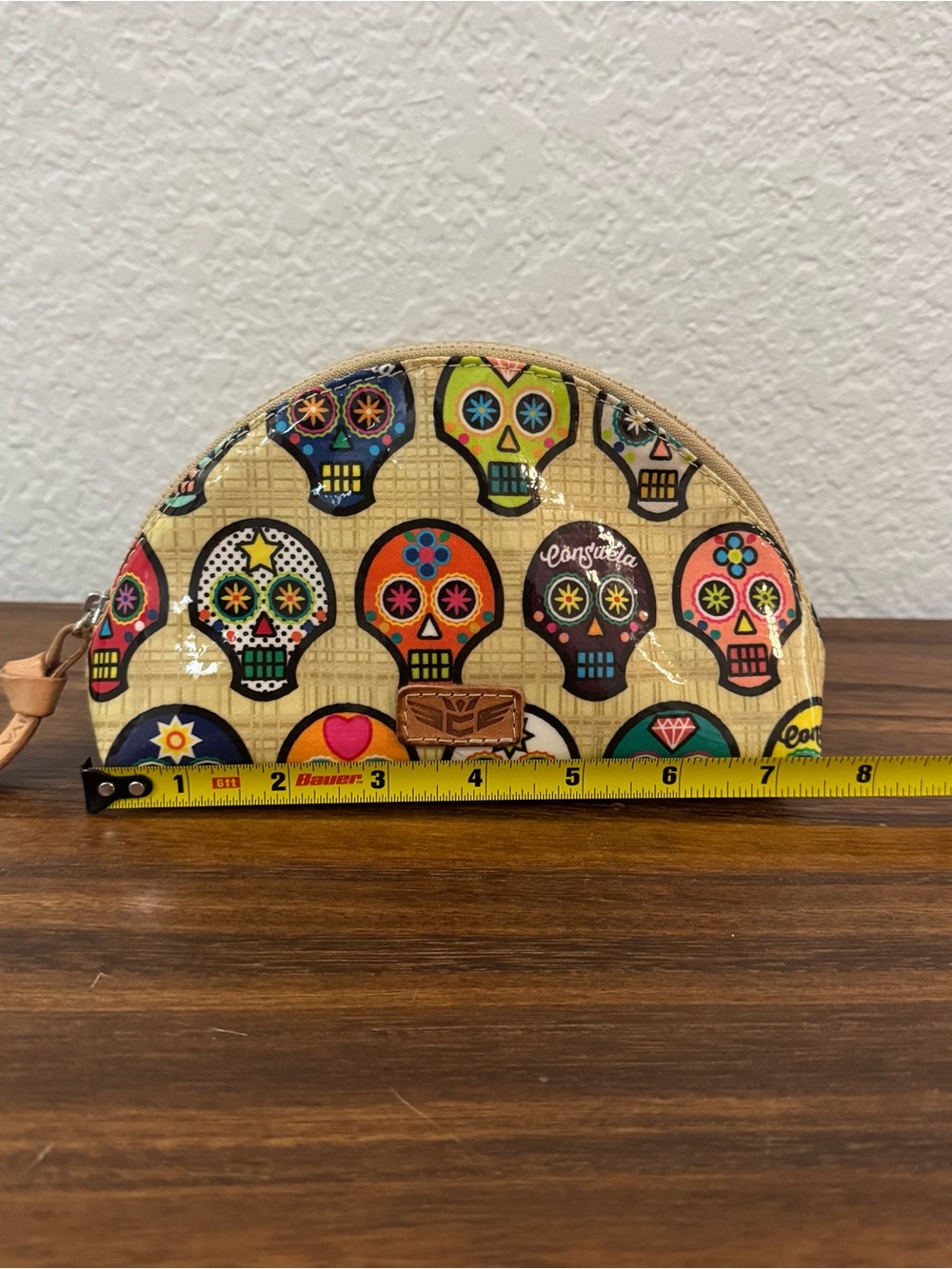Consuela Sugar Skulls Cosmetic Bag - Picture 4 of 5